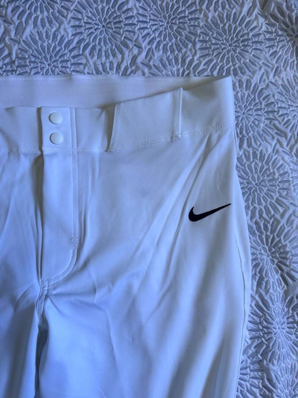 Nike Vapor Premier Dri-Fit ADV Tapered Baseball Pants White FZ1377-100 Mens XL - Picture 4 of 10